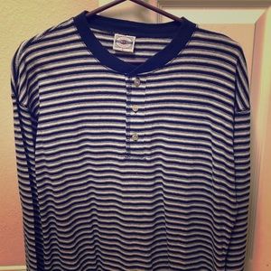 Men’s Long-Sleeve Stripe Tee